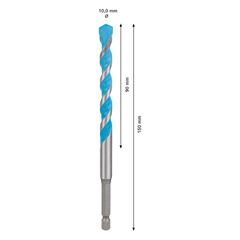 Broca de Aço 10x90x150mm Hex-9 Multiconstruction BOSCH / REF. 2608900582-000